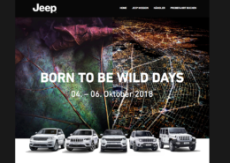 Jeep Probefahrt Buchung Webdesign Website CRM Leadmanagement